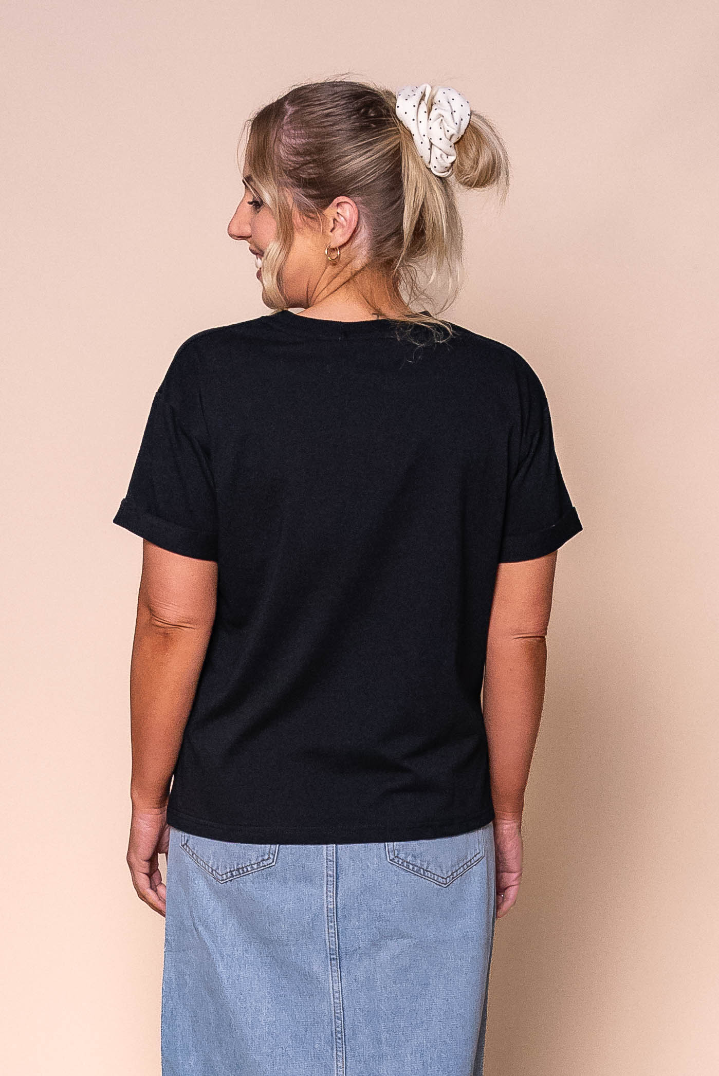 AAE Washed Tee in Black - All About Eve