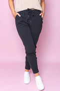 Lazy Days Joggers in Black - Foxwood
