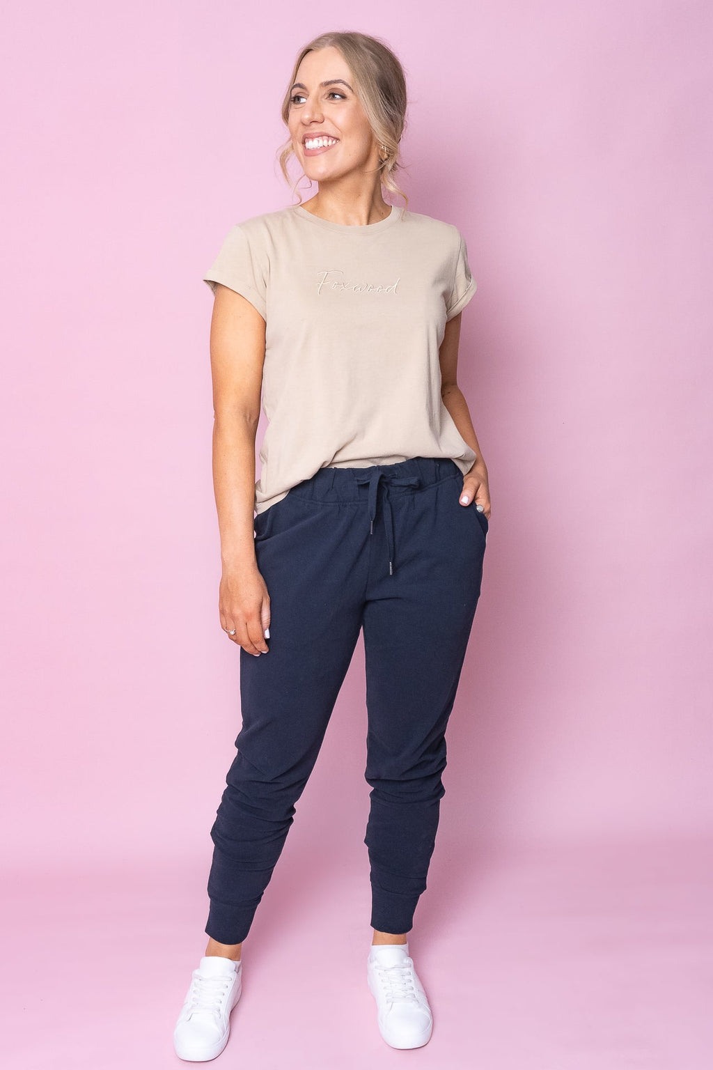 Lazy Days Joggers in Navy - Foxwood