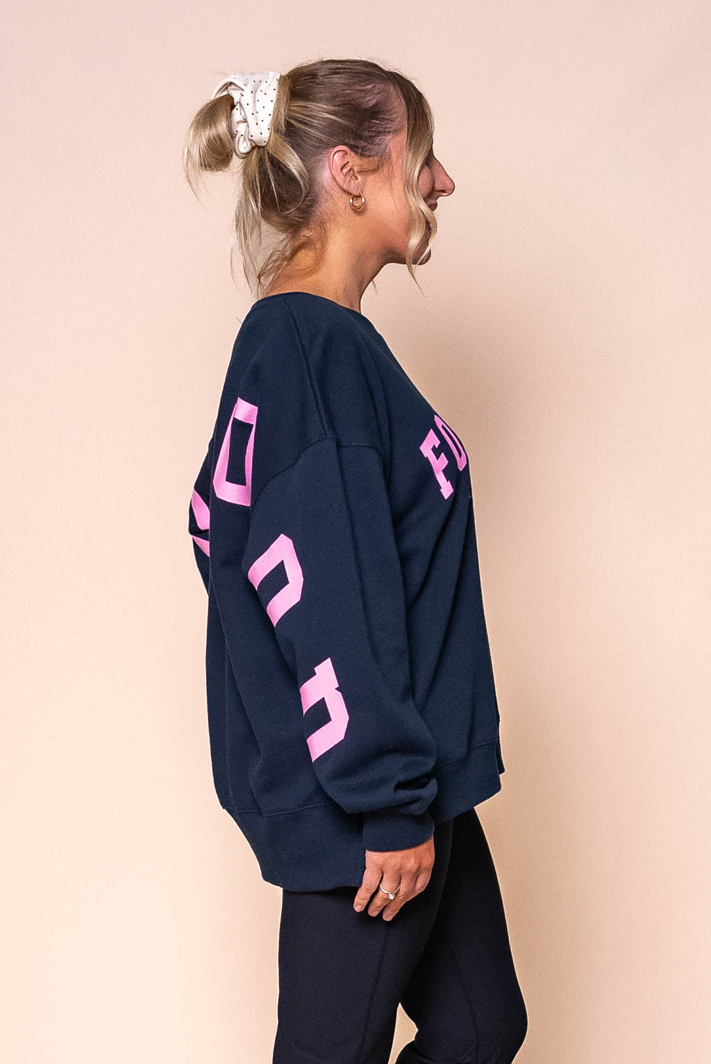 Interval Crew in Navy/Neon Pink - Foxwood