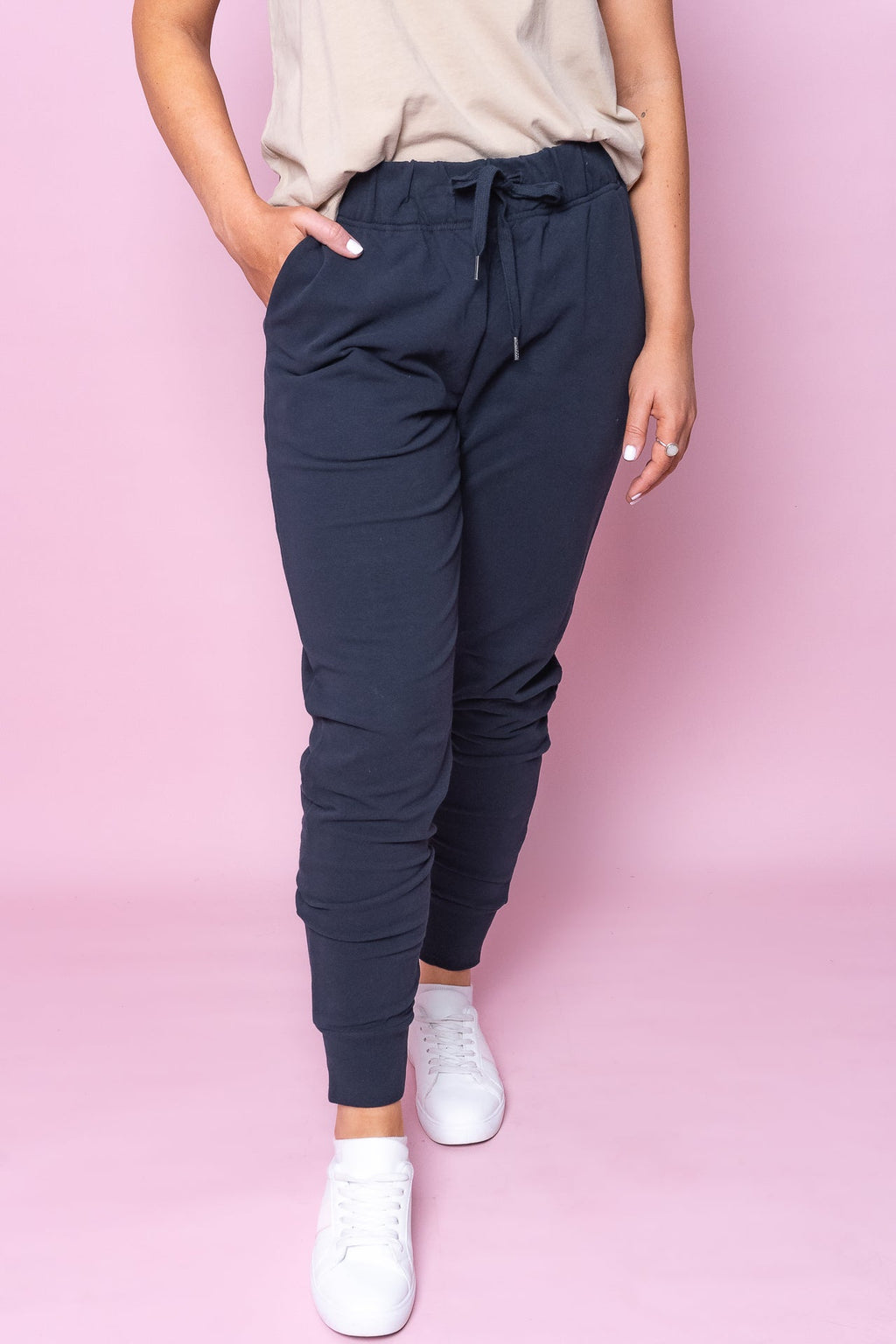 Lazy Days Joggers in Navy - Foxwood