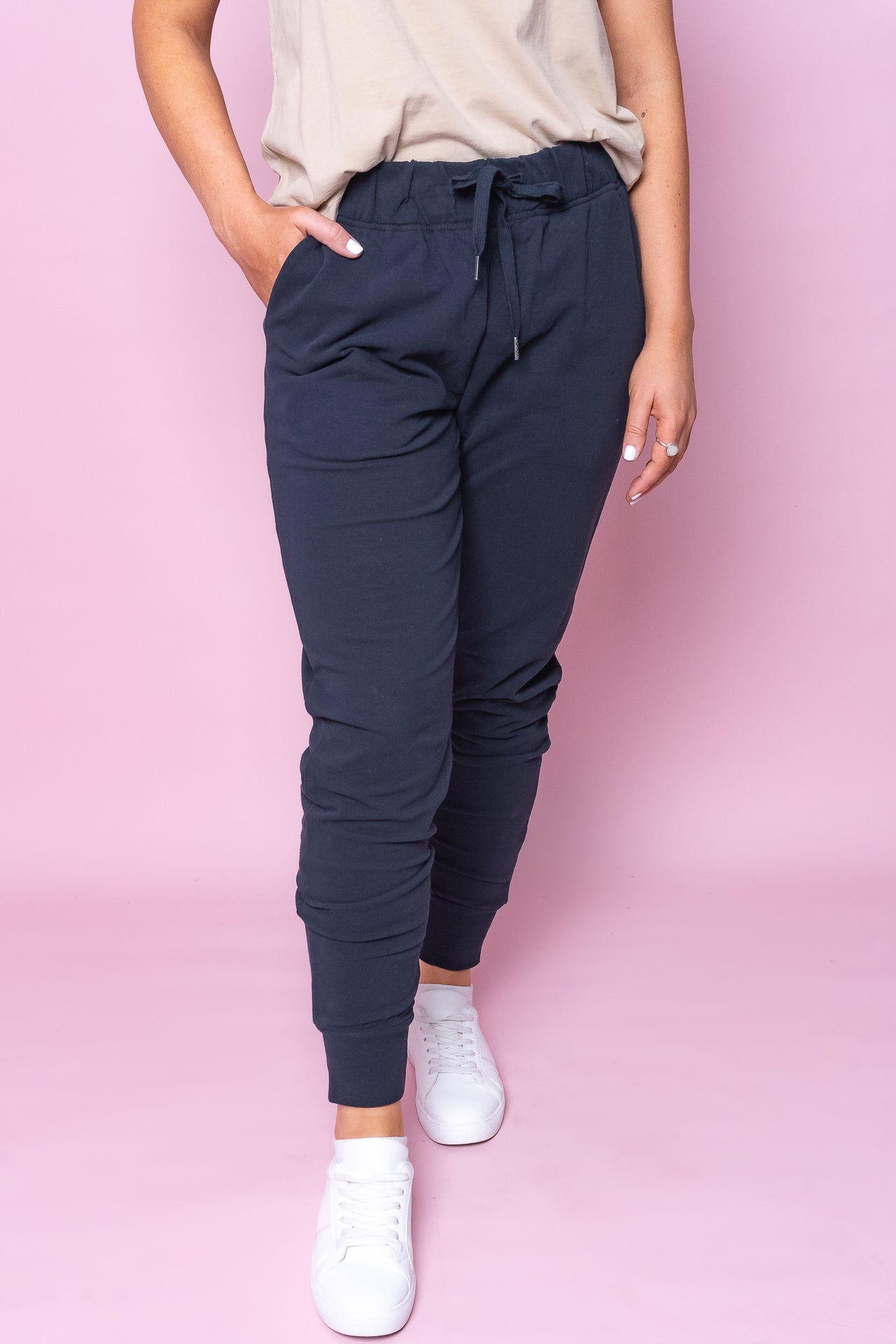 Lazy Days Joggers in Navy - Foxwood