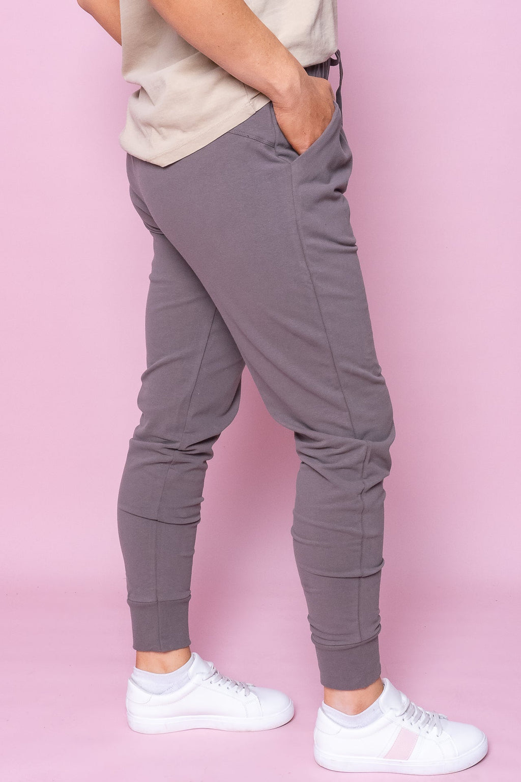 Lazy Days Joggers in Stone - Foxwood
