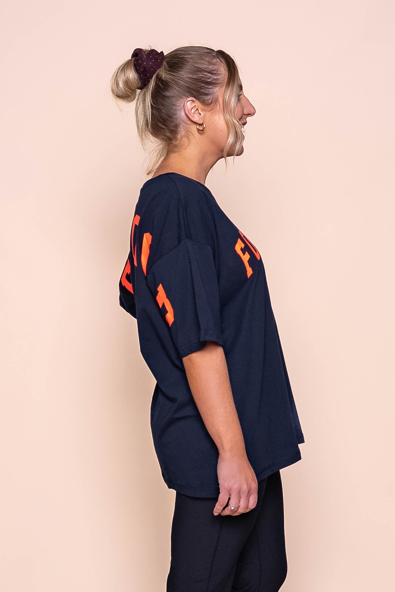 Interval Tee in Navy/Orange - Foxwood