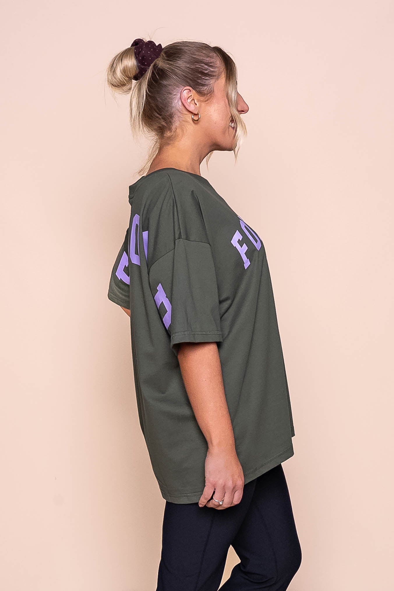 Interval Tee in Khaki/Lilac - Foxwood