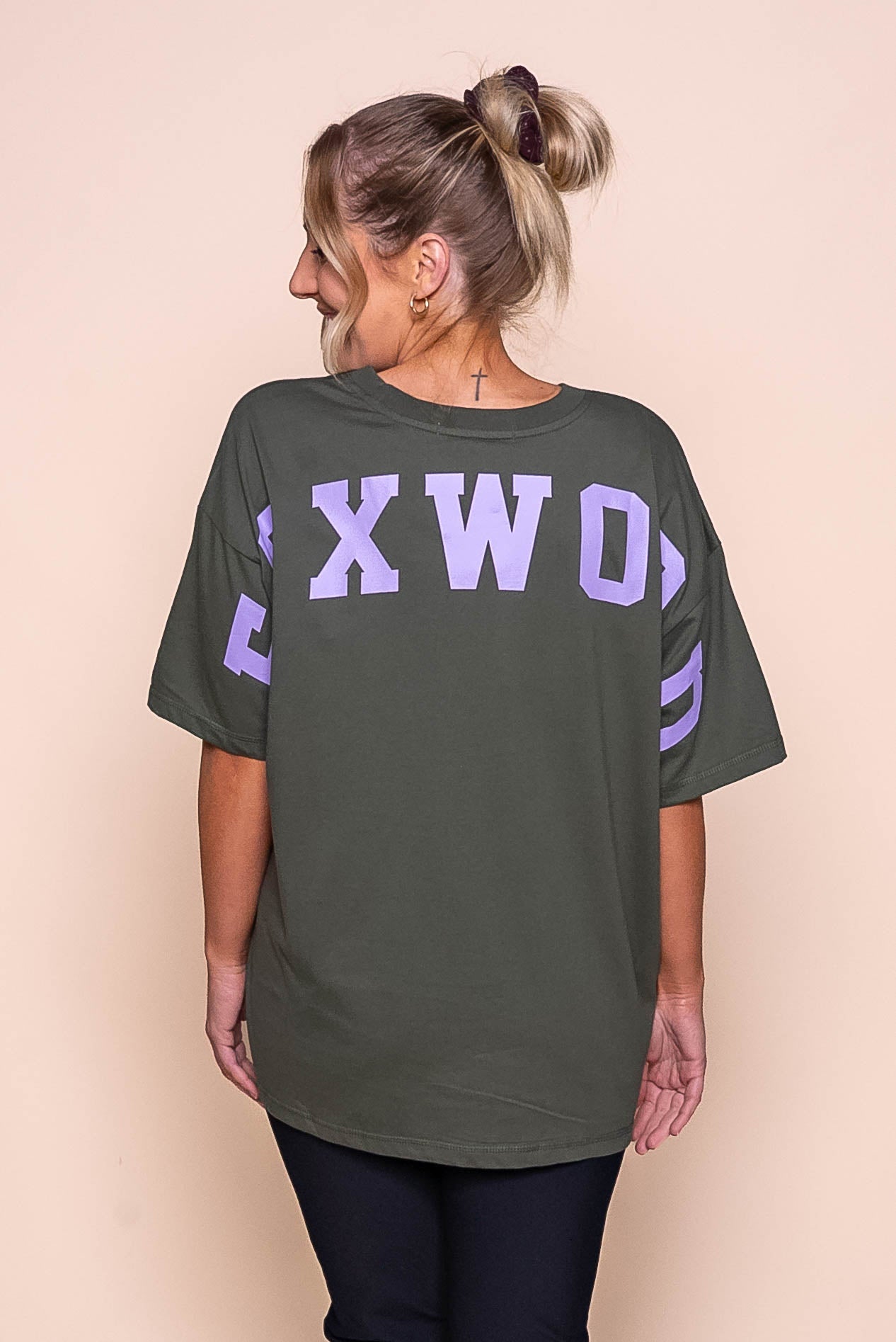 Interval Tee in Khaki/Lilac - Foxwood