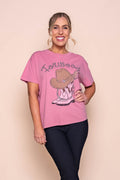 Bandit Tee in Rosewood Pink - Foxwood