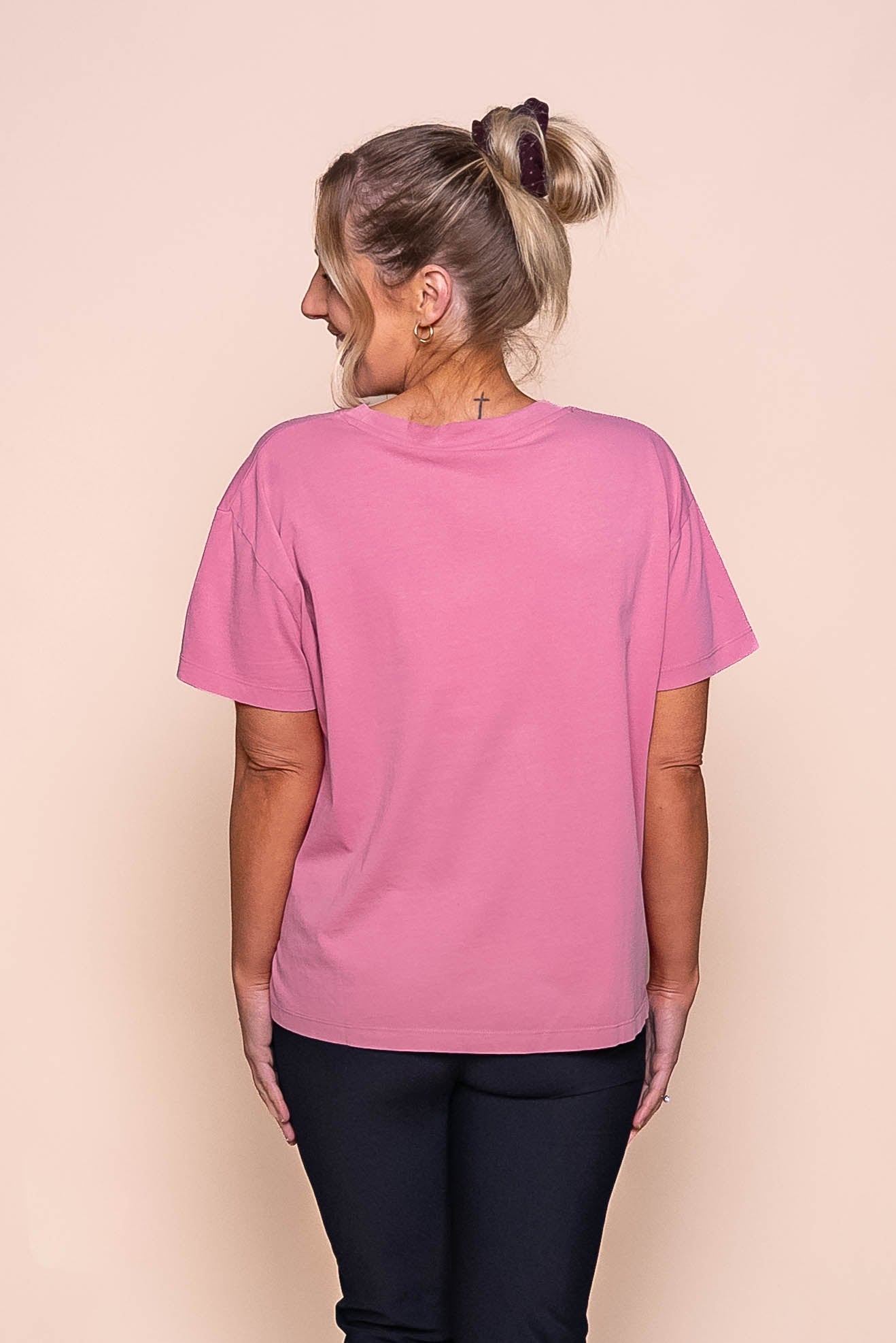 Bandit Tee in Rosewood Pink - Foxwood