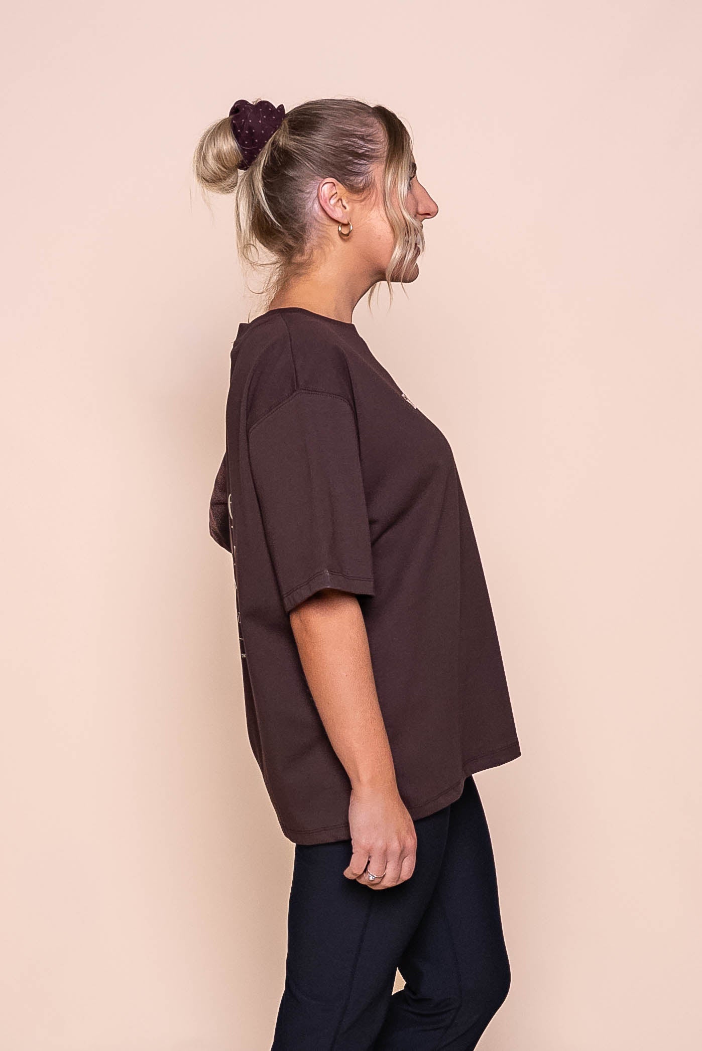 Studio Oversized Tee in Chocolate - Silent Theory