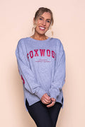 Interval Crew in Grey Marle/Cherry - Foxwood