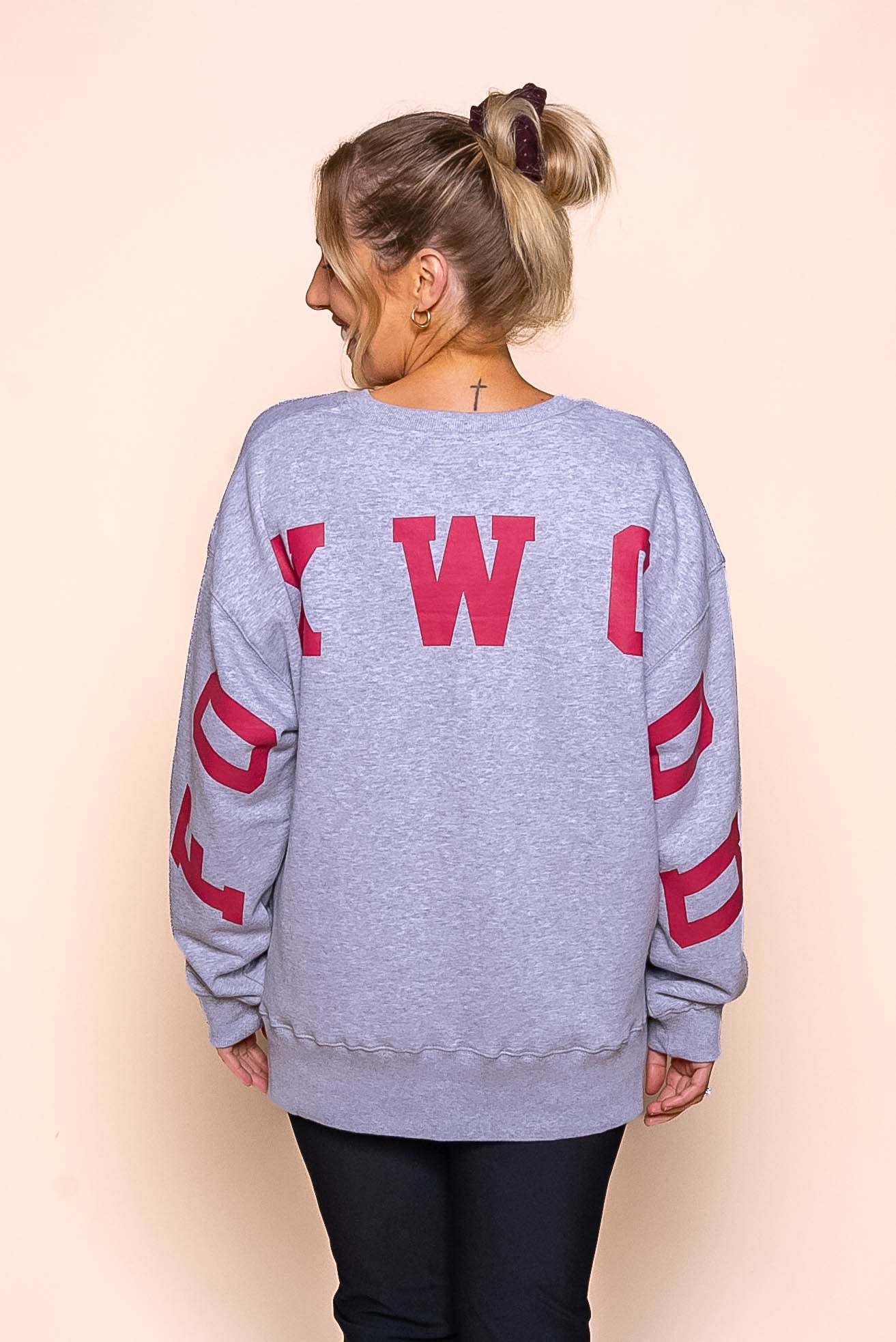 Interval Crew in Grey Marle/Cherry - Foxwood