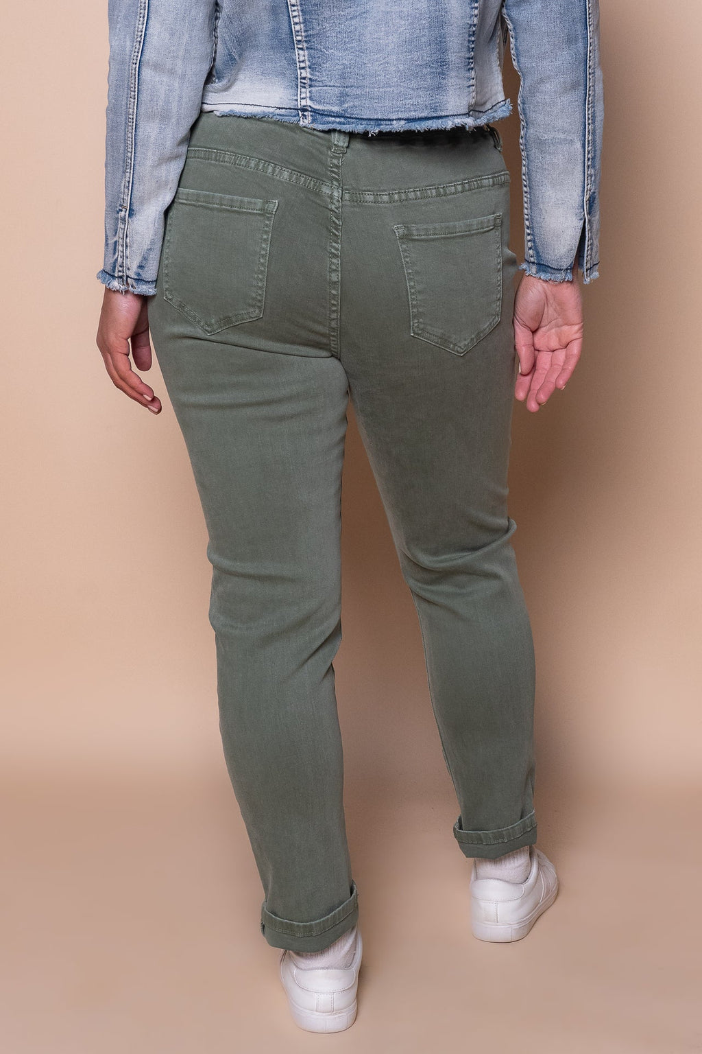 Juliette Joggers in Khaki - Foxwood