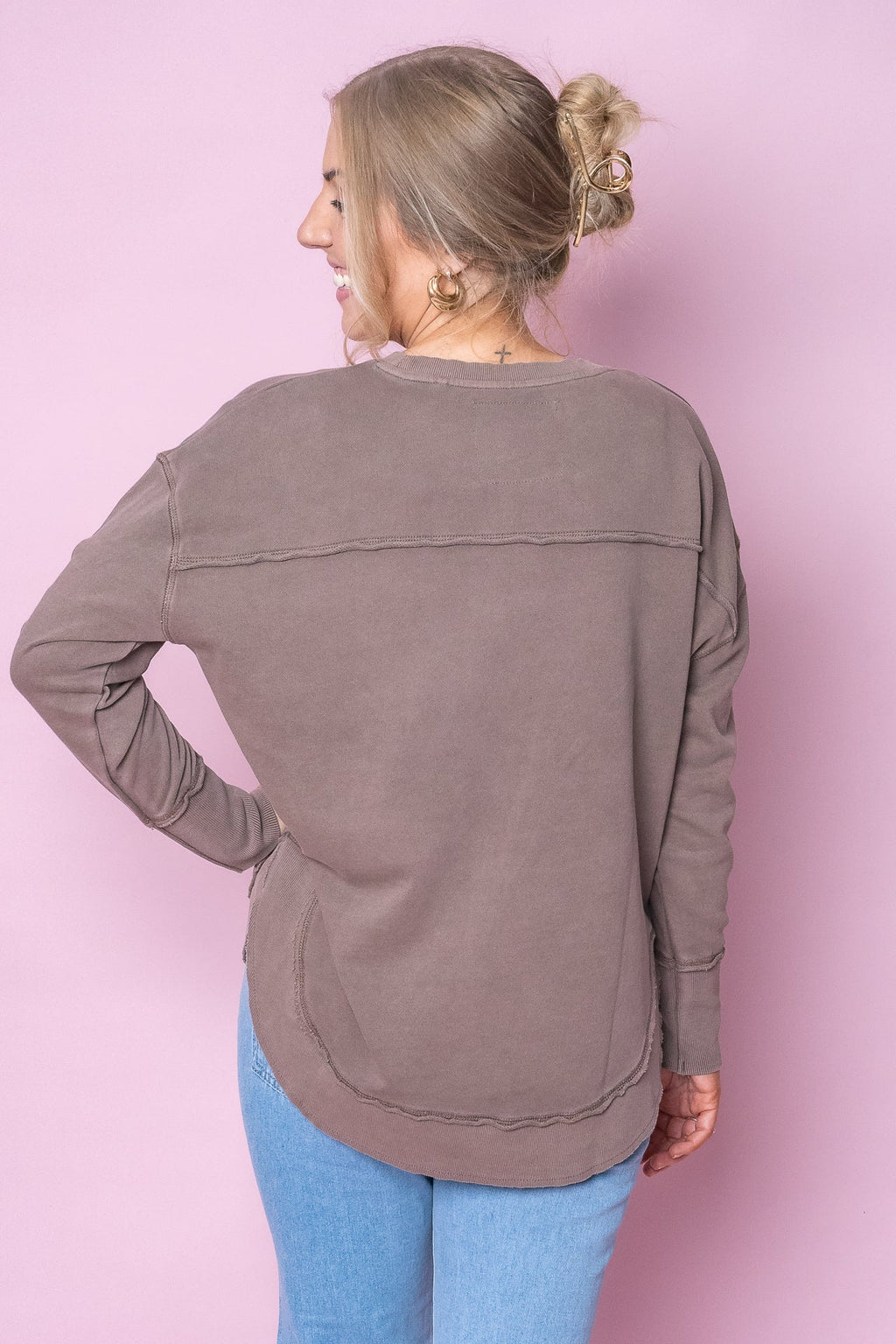 Simplified Crew in Chocolate Brown - Foxwood