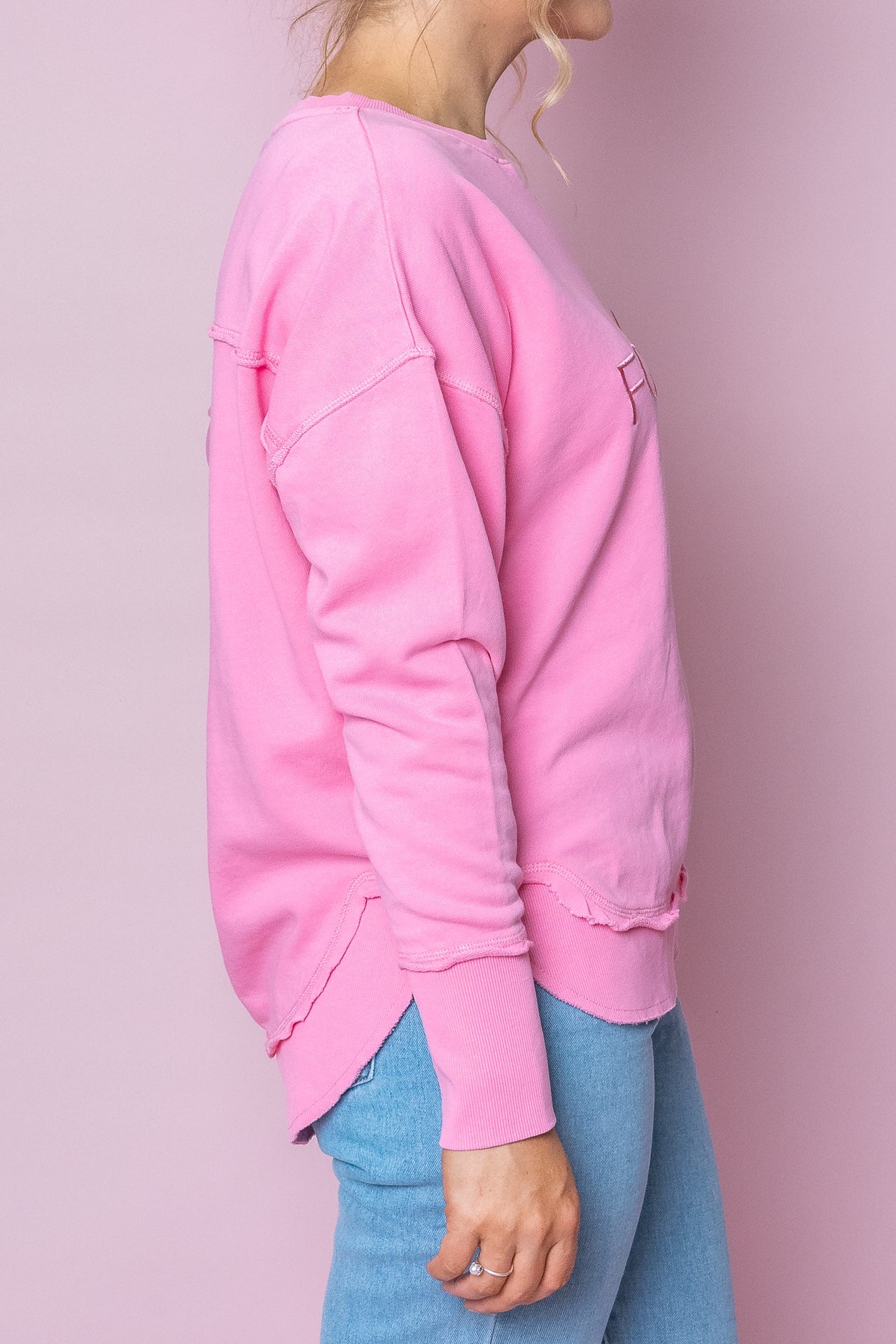 Simplified Crew in Bubblegum Pink - Foxwood