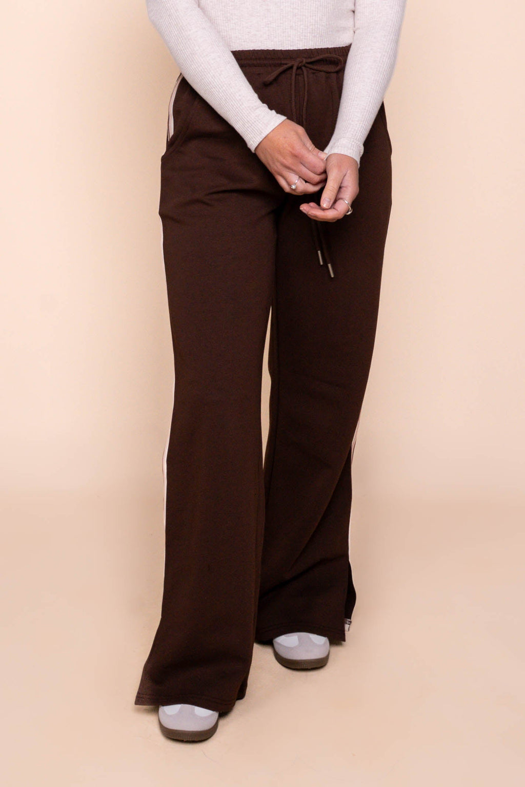 Harley Jersey Pants in Dark Chocolate
