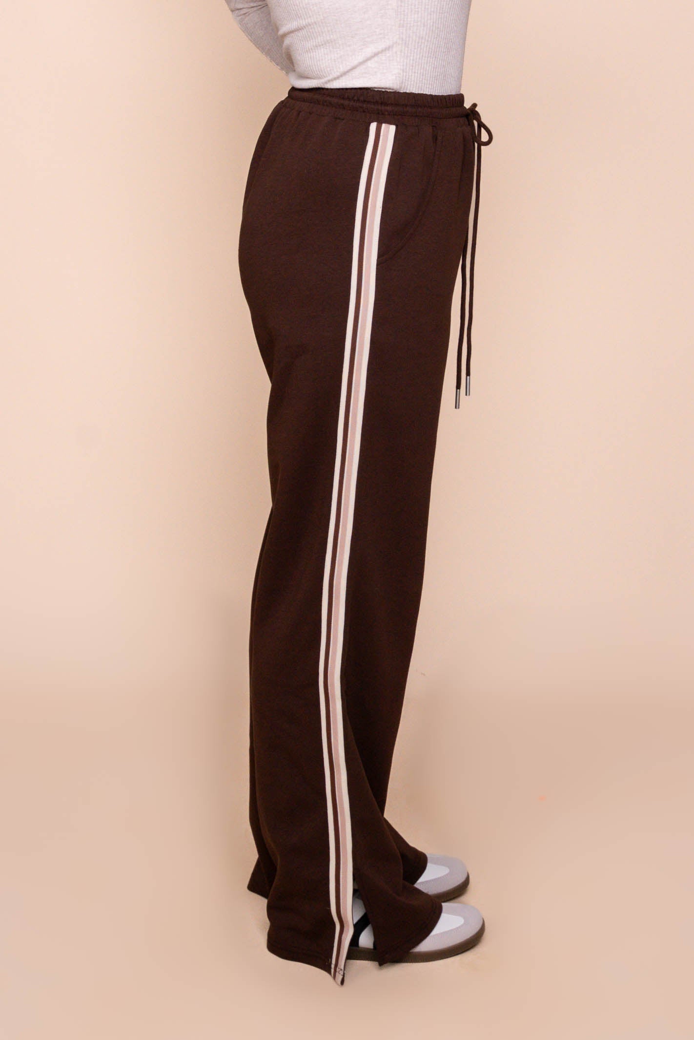 Harley Jersey Pants in Dark Chocolate