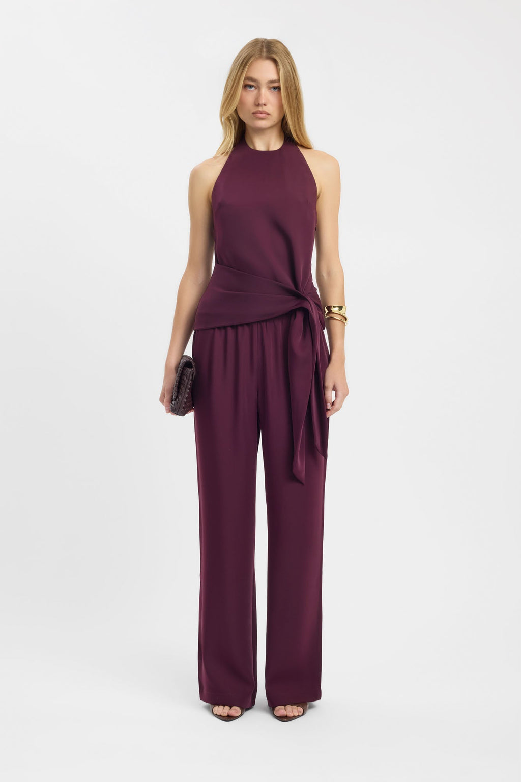Maria Halter Wrap Top