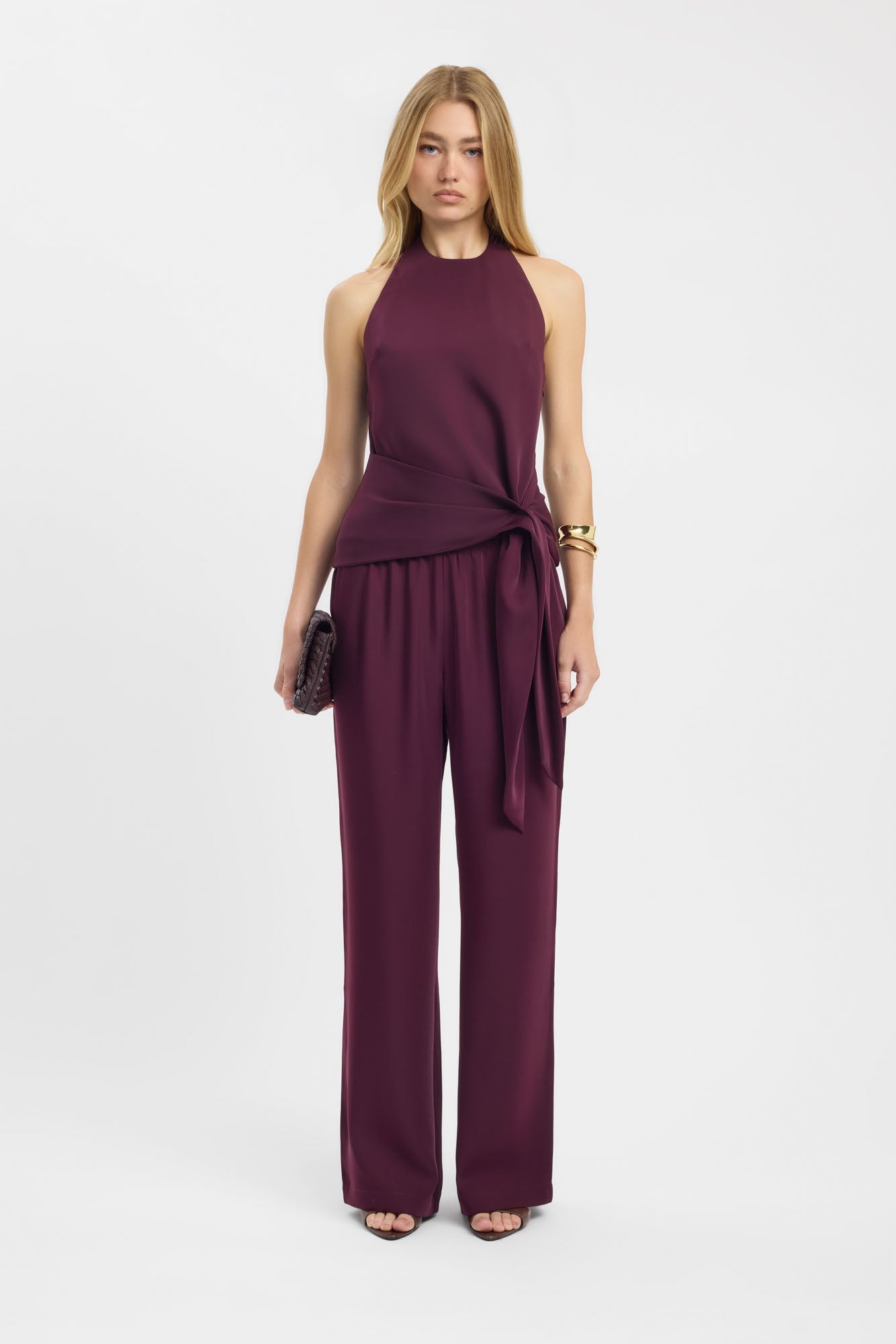 Maria Halter Wrap Top