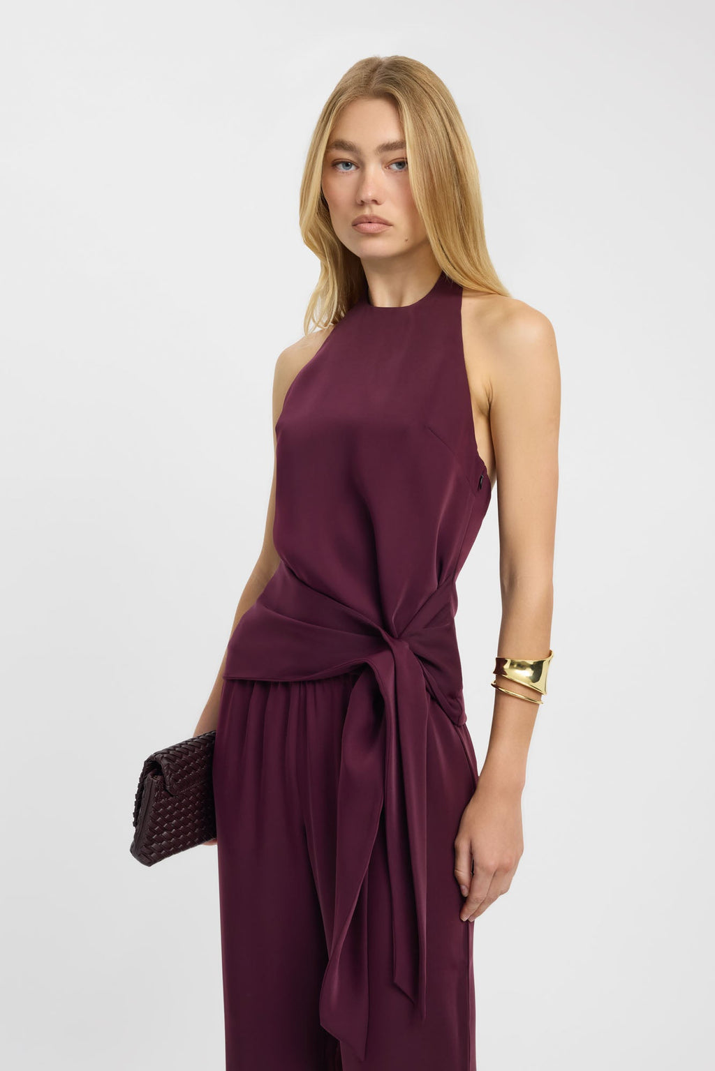 Maria Halter Wrap Top