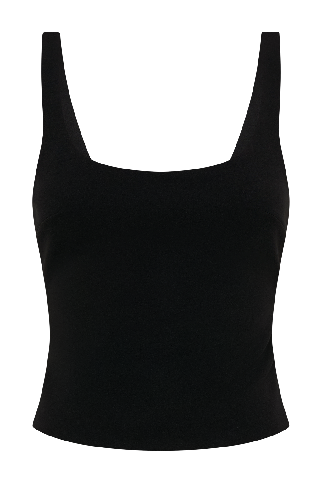 Blanca Stretch Crepe Cami Top - Black