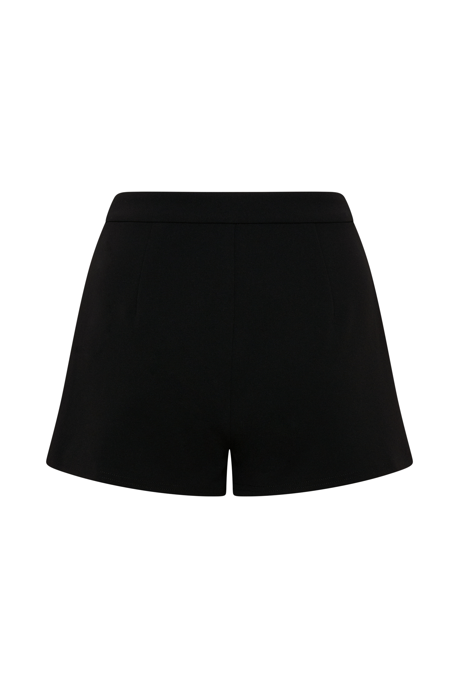 Blanca Stretch Crepe Shorts - Black