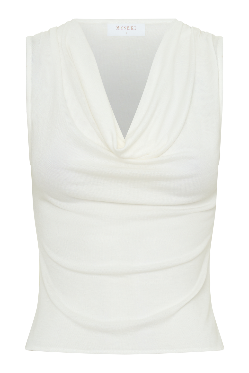 Ciaran Sleeveless Sheer Top - Ivory