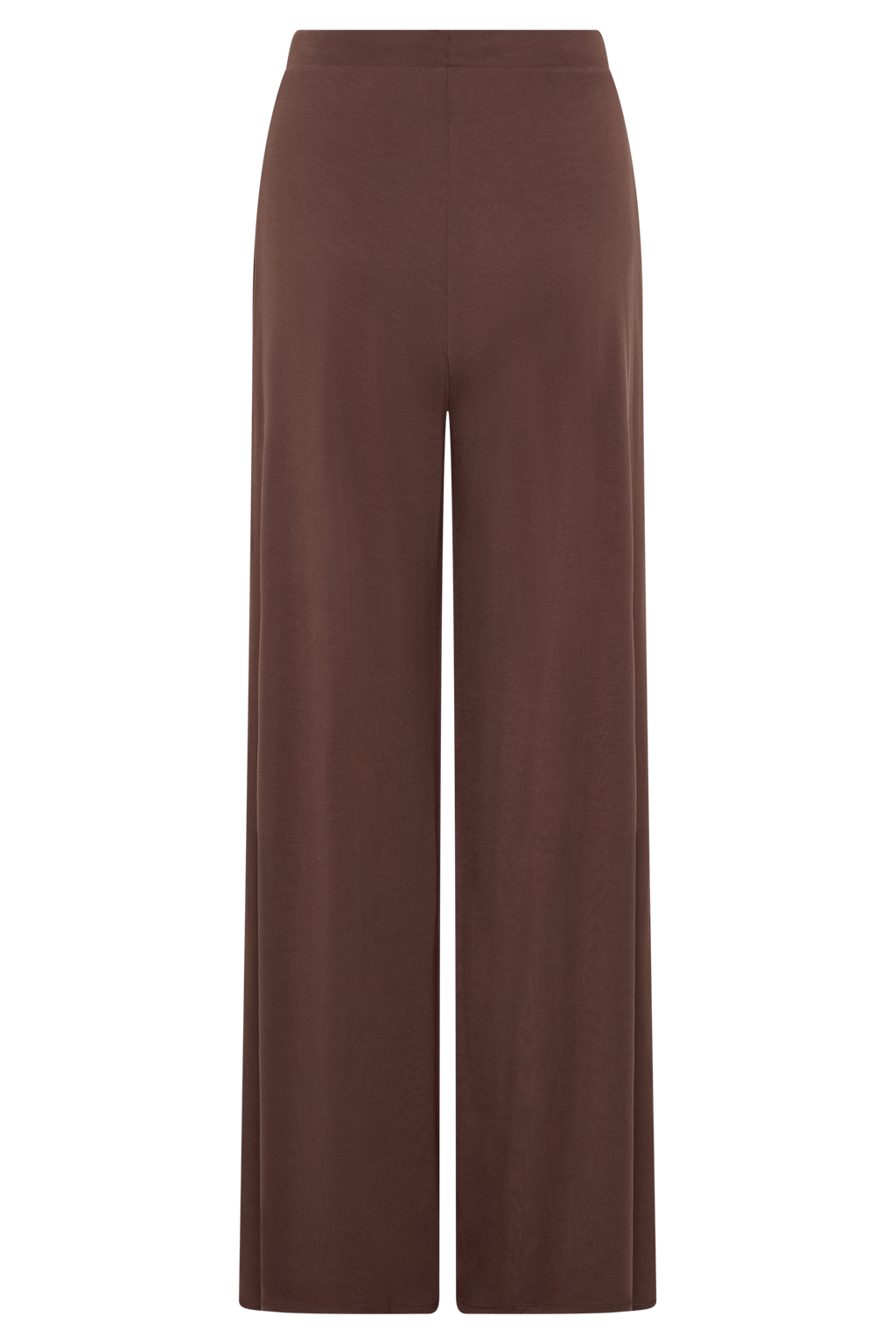 Dewi Wide Leg Modal Pants - Chocolate