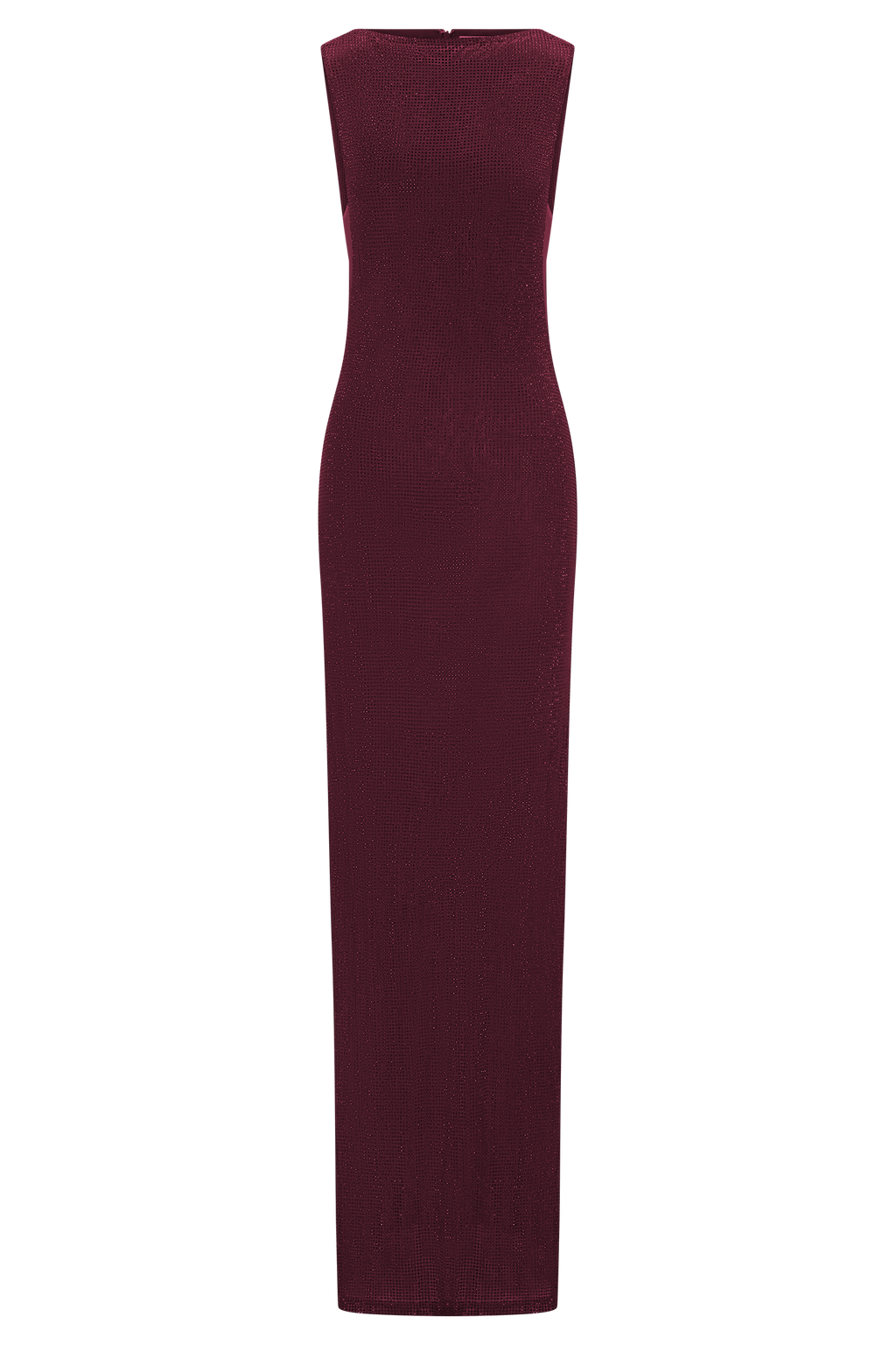 Magnolia Sleeveless Diamante Maxi Dress - Wine