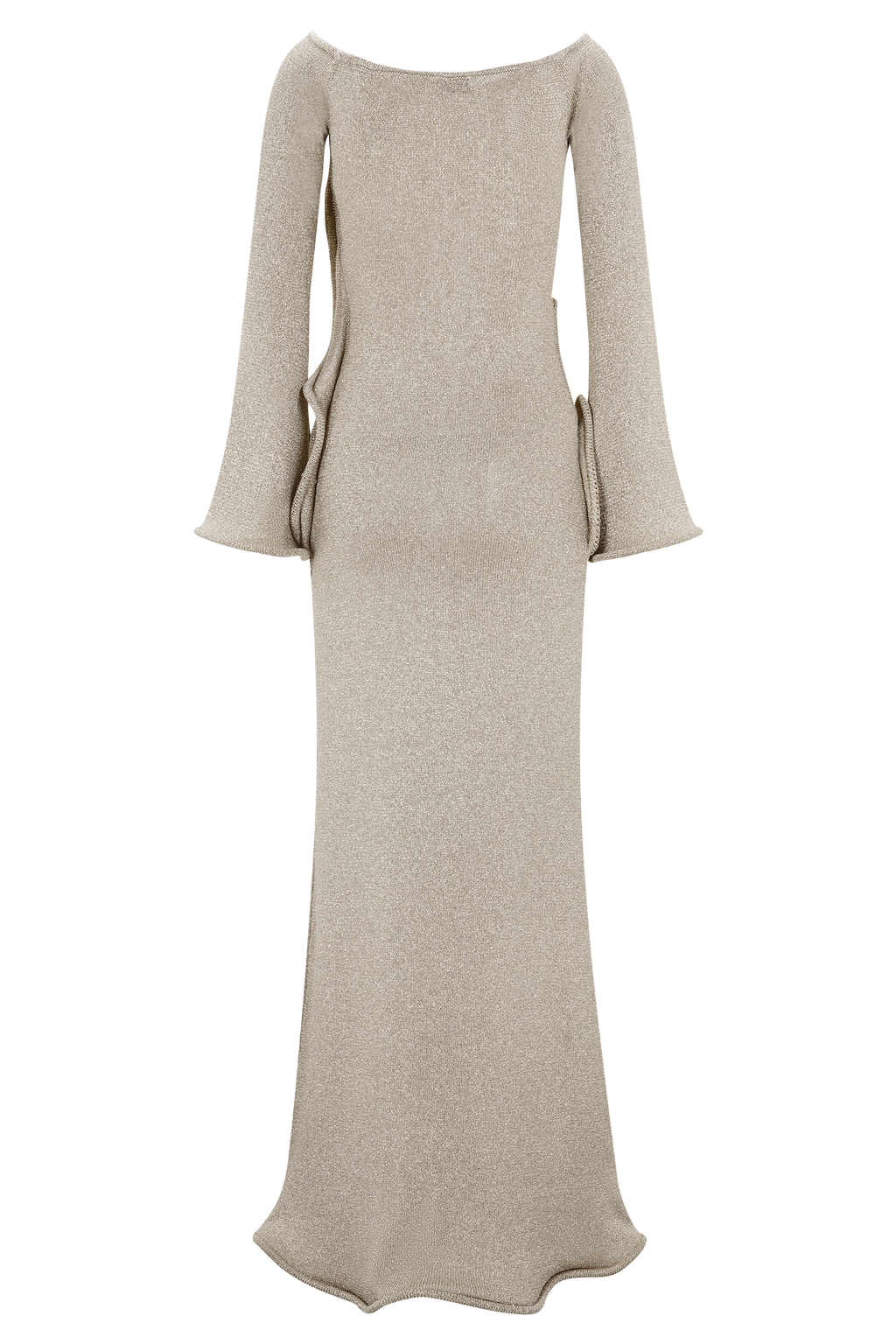 Sandrine Lurex Knit Maxi Dress - Gold