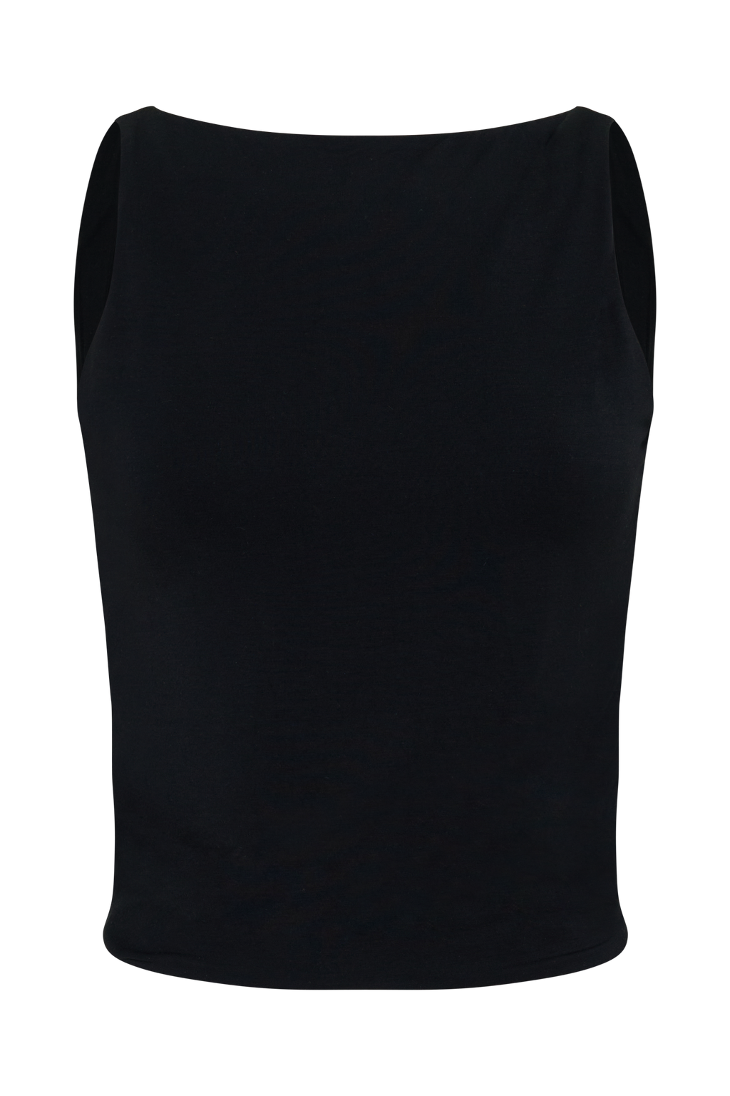 Yura Backless Twist Top - Black