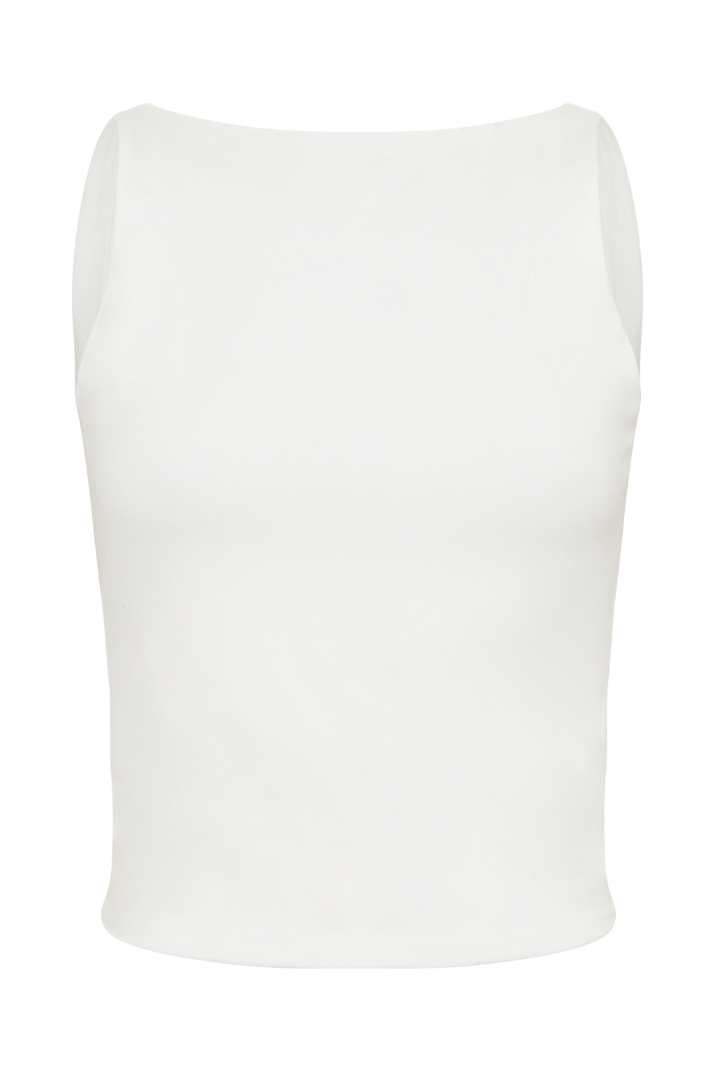 Yura Backless Twist Top - White
