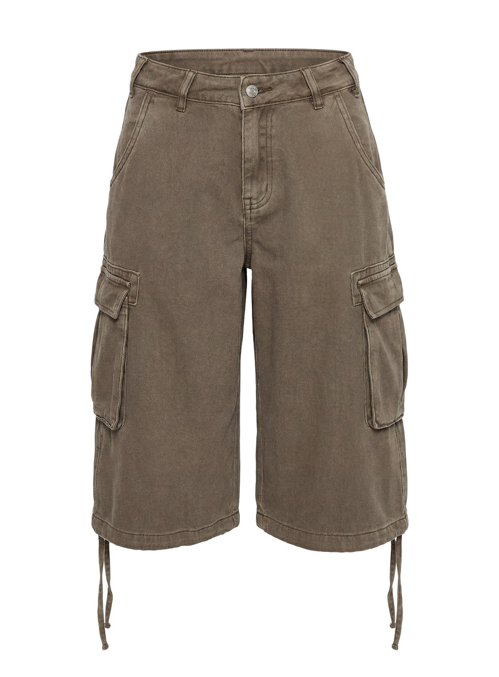 Hudsen Longline Cargo Shorts Khaki