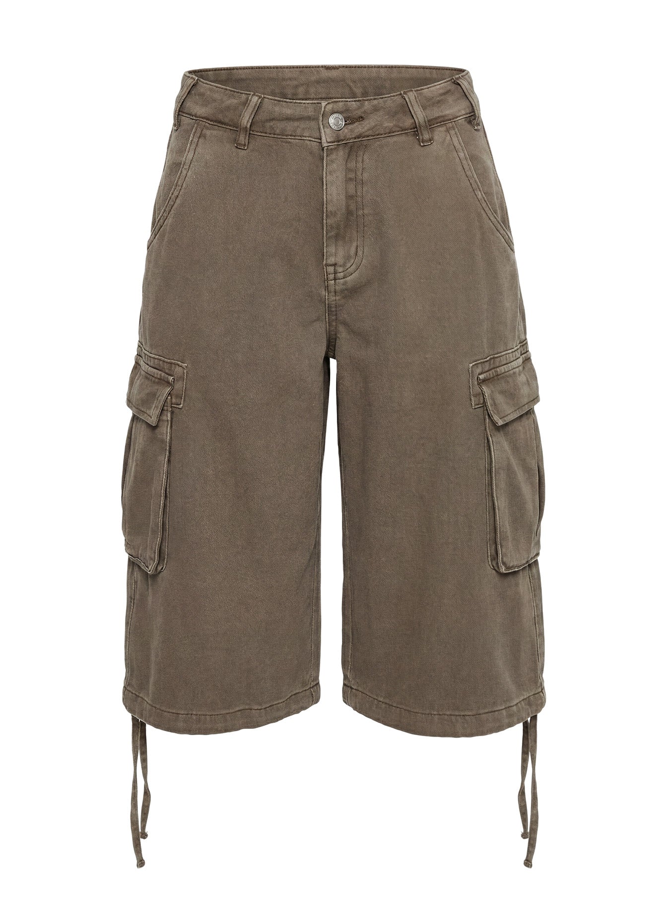 Hudsen Longline Cargo Shorts Khaki