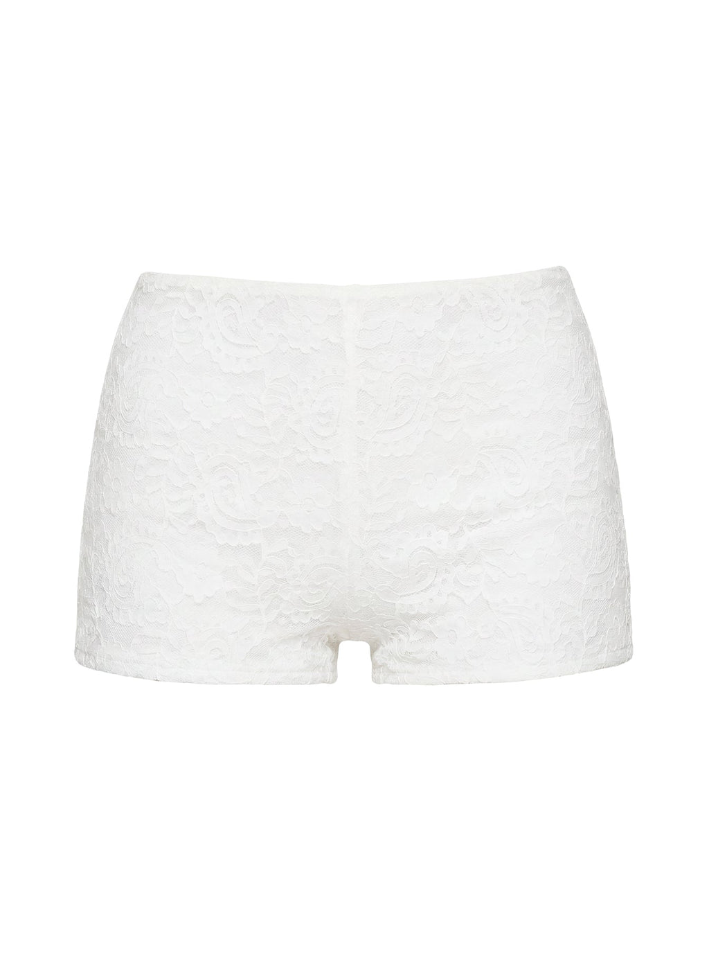 Daveney Lace Micro Shorts White