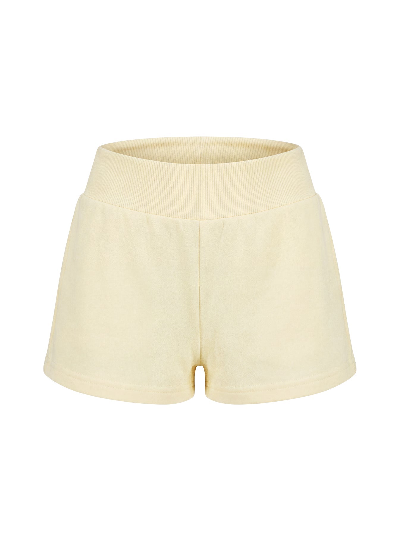 Daybreak Rib Waist Shorts Buttercream