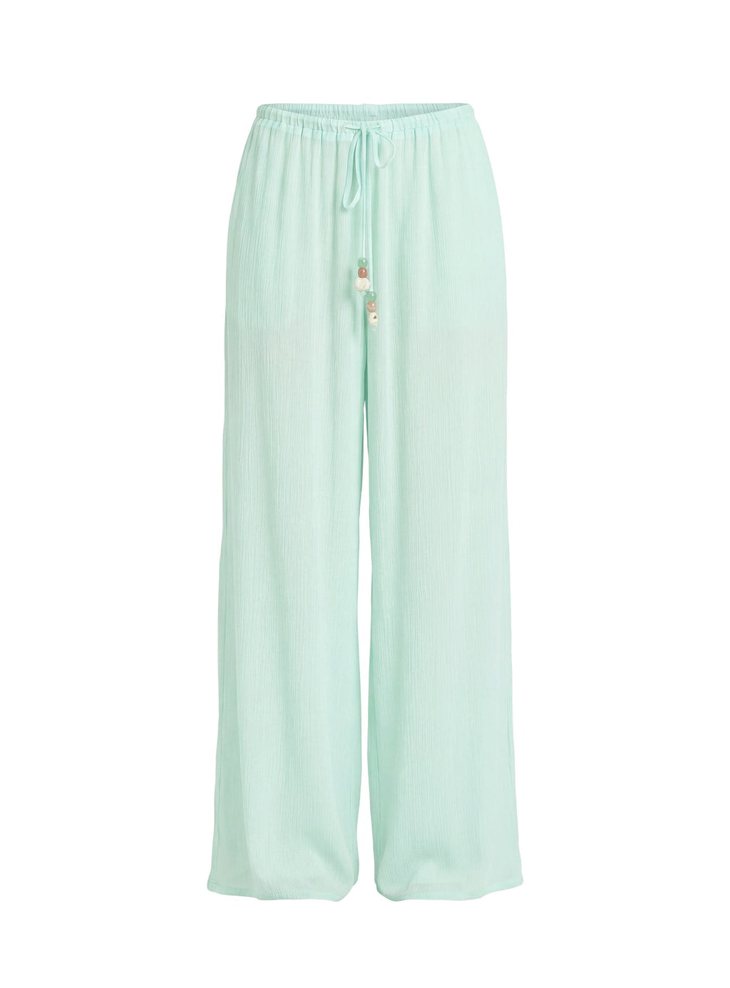 Distinction Chiffon Pants Aqua