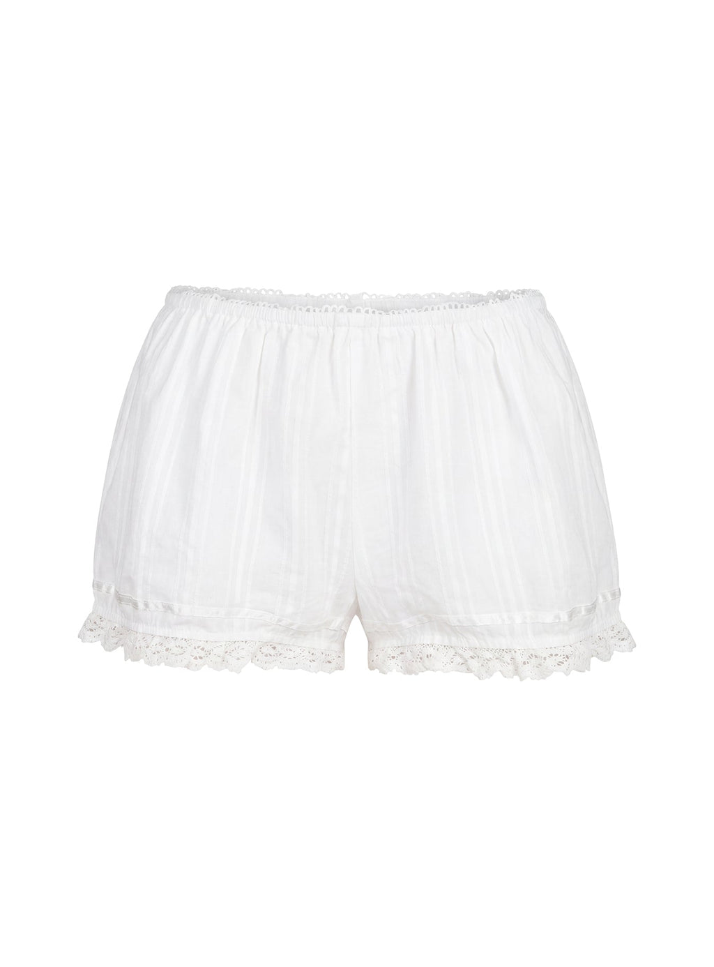 Rhubarb Lace Shorts White