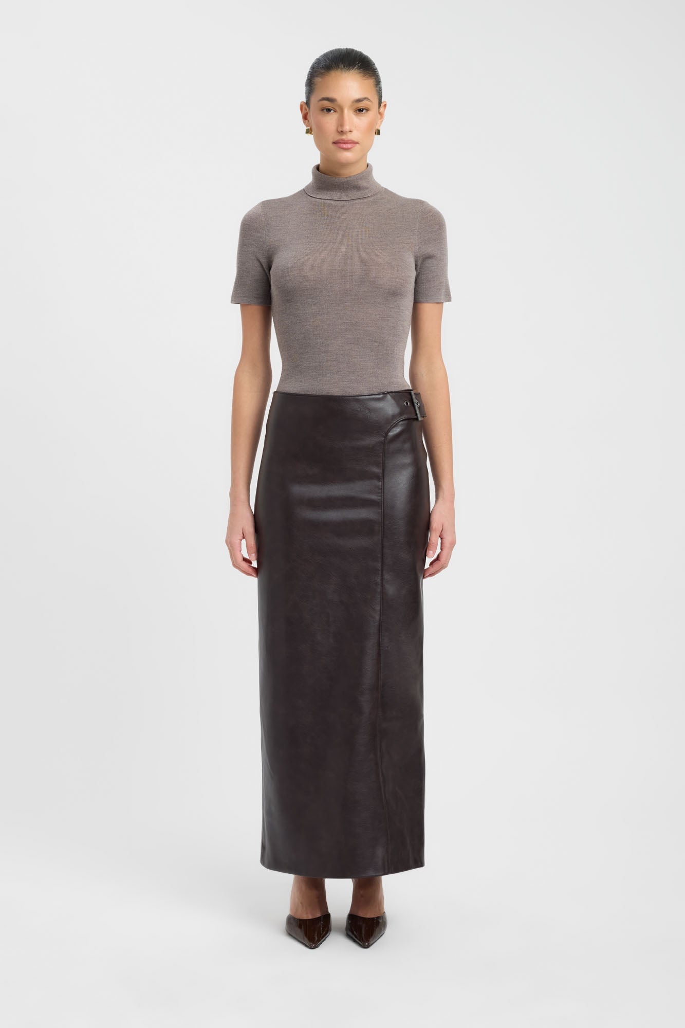 Heavy Phoenix Belted Maxi Skirt