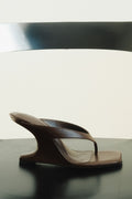Karman Curved Wedge Heel - Chocolate
