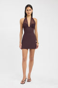 Oyster Mesh Mini Dress