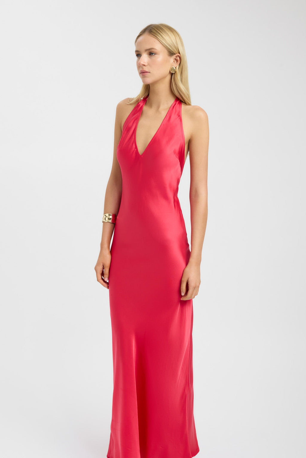 Monty Deep Vee Maxi Dress