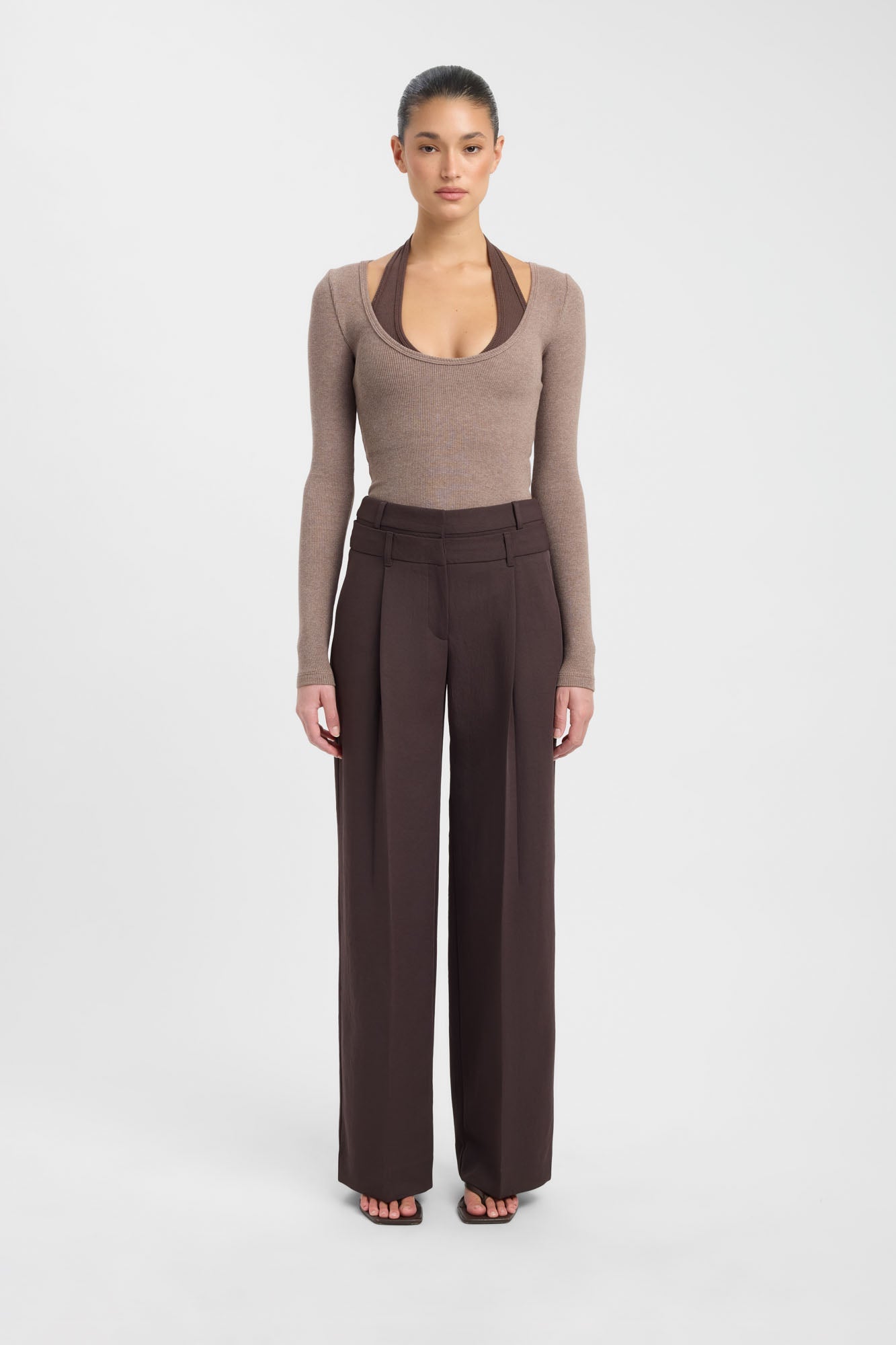 Ariel Double Waistband Pant