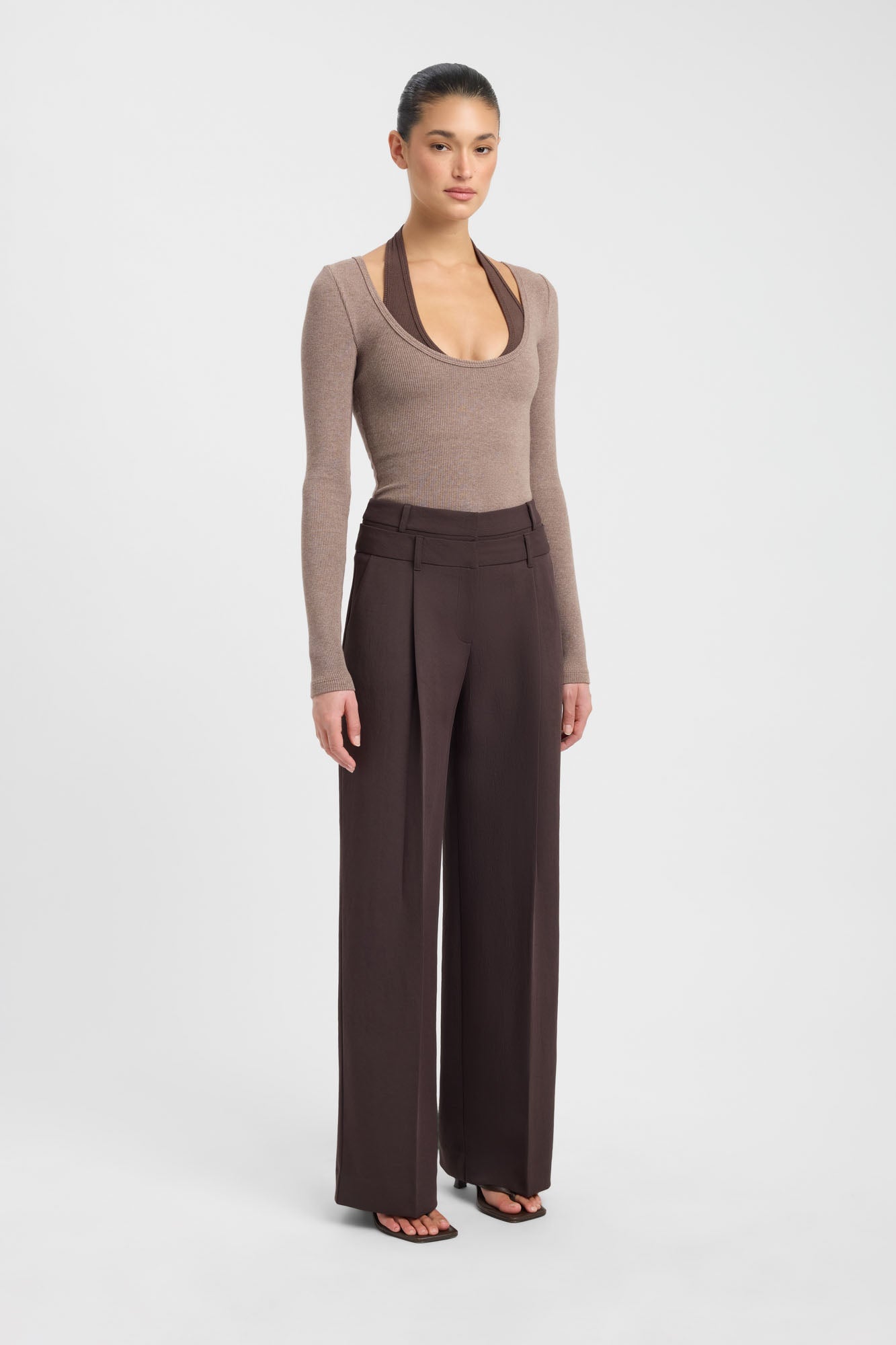Ariel Double Waistband Pant