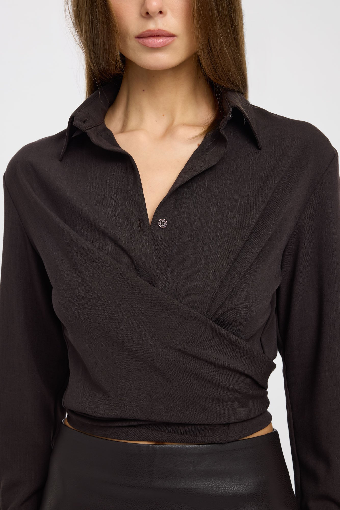 Clemence Wrap Shirt