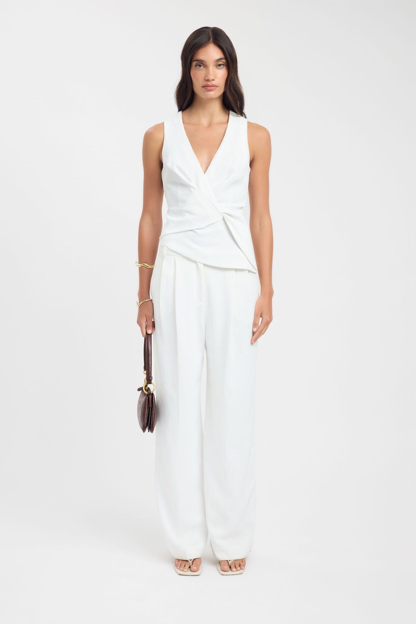 Opal Wrap Front Top