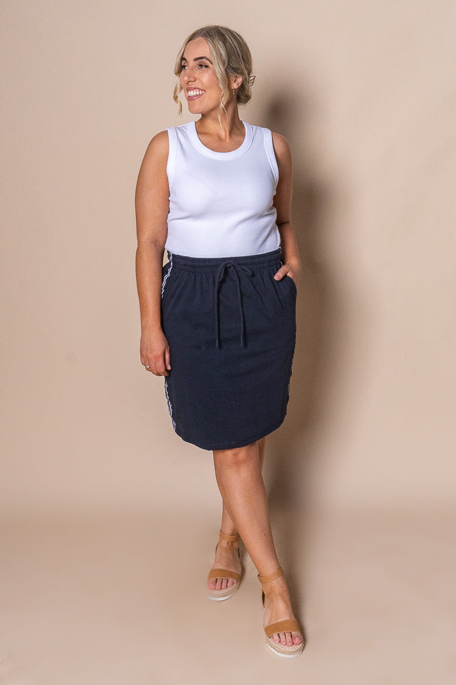 Interval Skirt in Navy - Foxwood