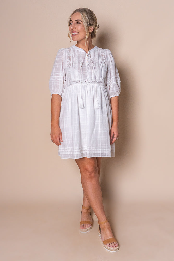 Orlanda Mini Dress in White