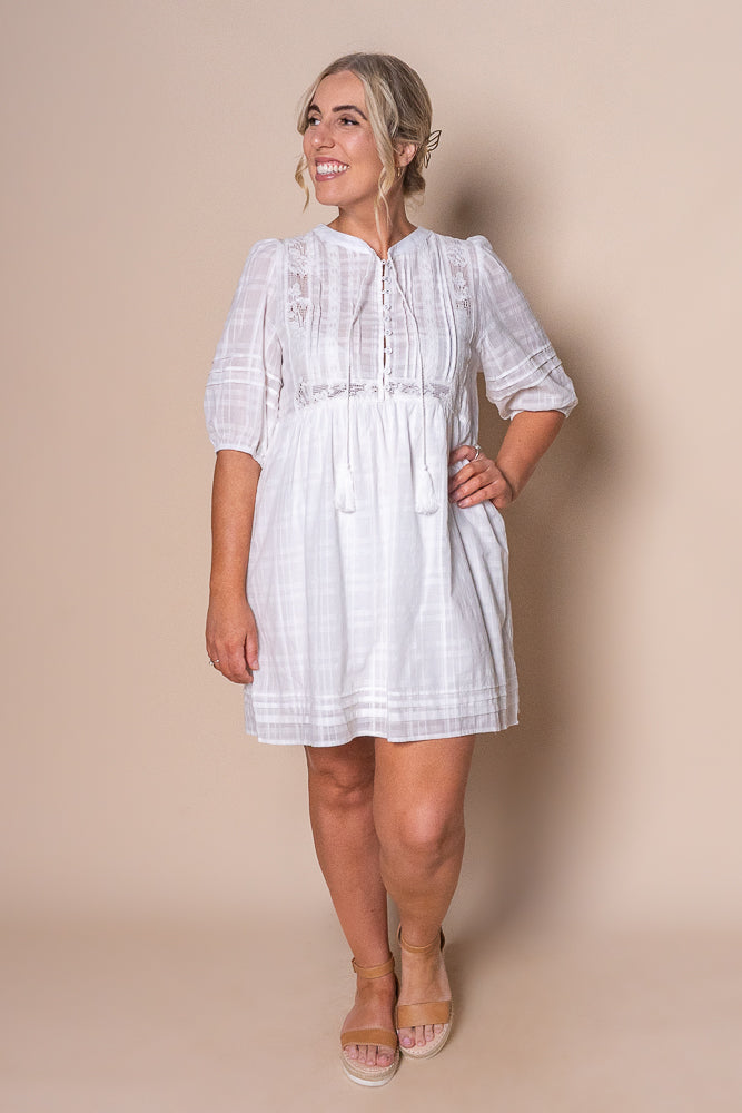 Orlanda Mini Dress in White