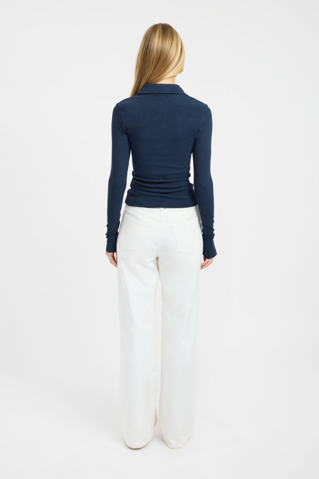 Myles Polo Long Sleeve Top