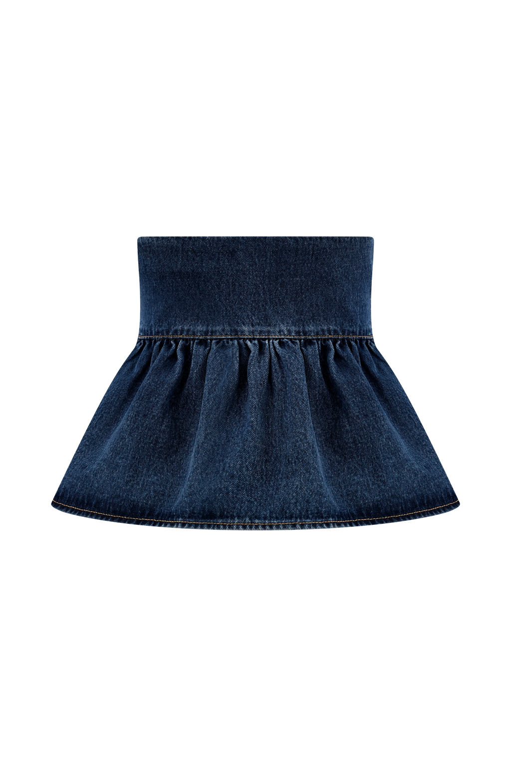 Pauline Strapless Denim Top - 90'S Blue